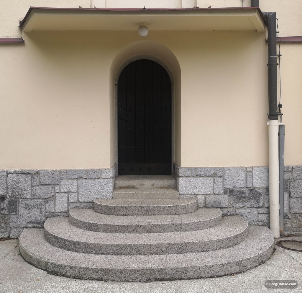 Church door in Ljubljana, Slovenia